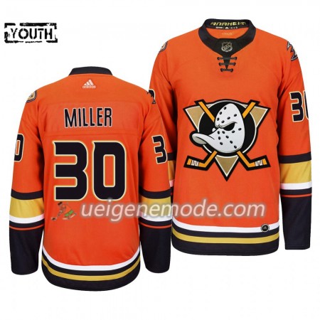 Kinder Eishockey Anaheim Ducks Trikot Ryan Miller 30 Adidas 2019-2020 Orange Authentic